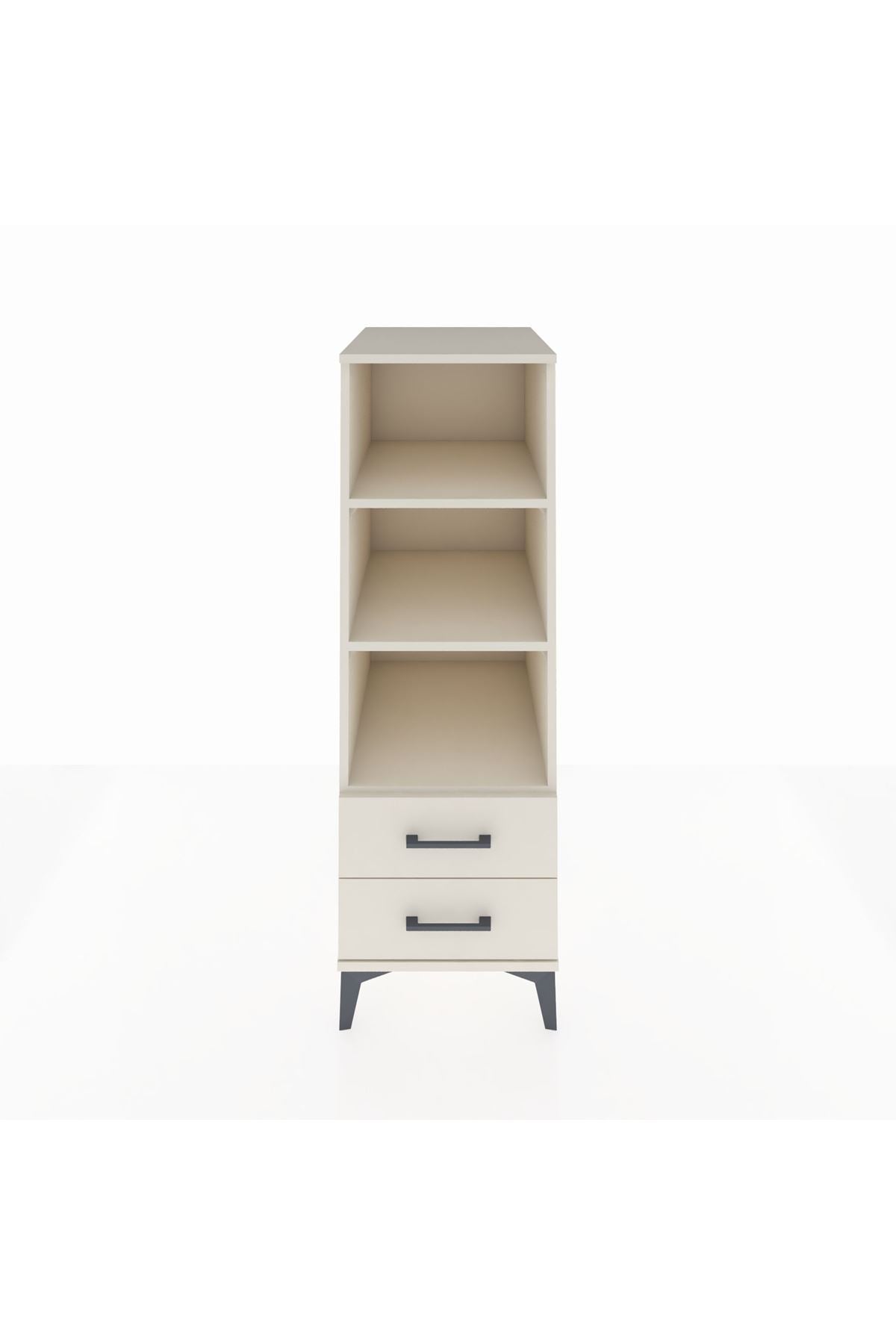 Kronos Dolap 3 Raflı 2 Çekmeceli 44x59x134 Aytaşı-Aytaşı
