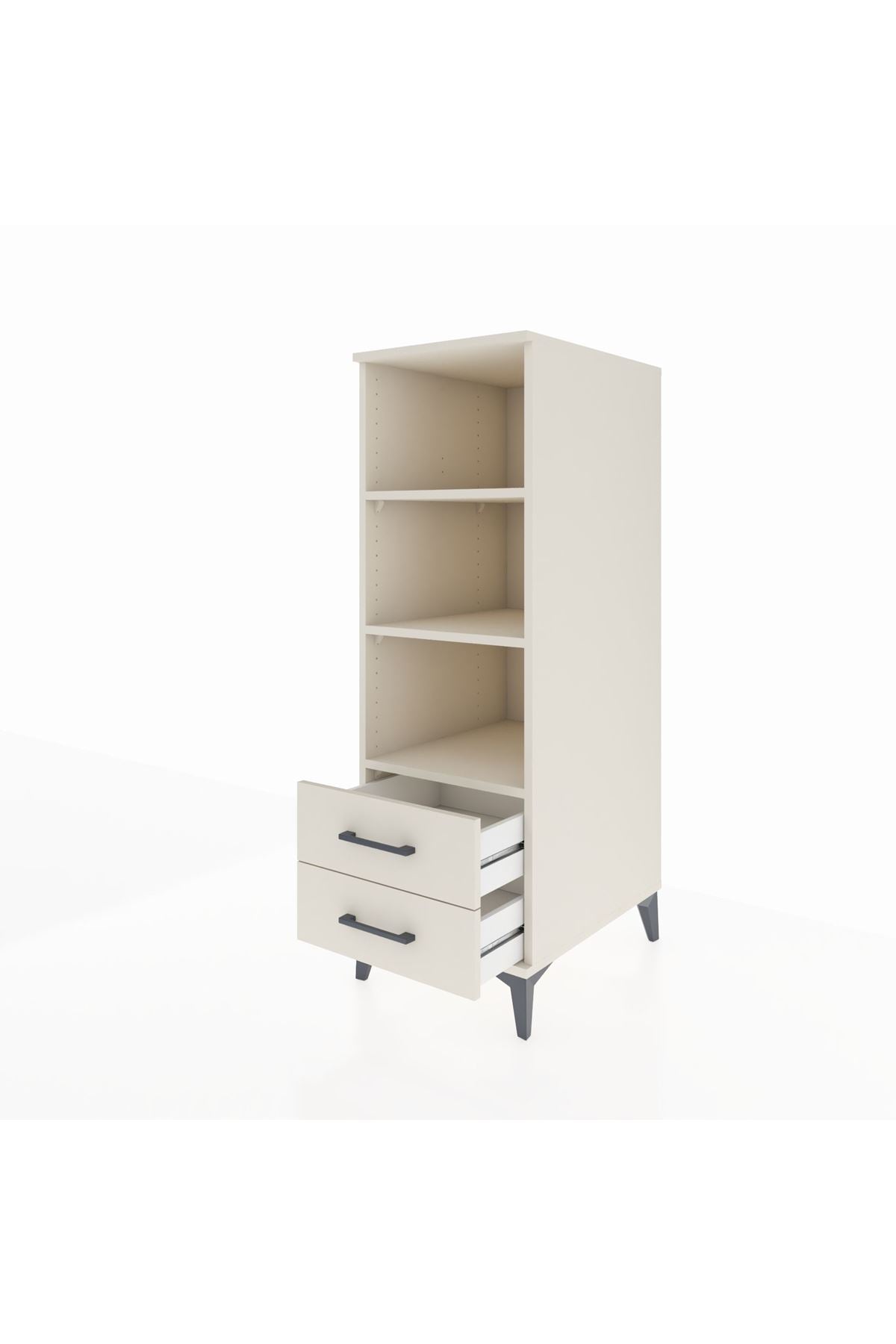 Kronos Dolap 3 Raflı 2 Çekmeceli 44x59x134 Aytaşı-Aytaşı