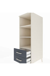 Kronos Dolap 3 Raflı 2 Çekmeceli 44x59x134 Aytaşı-Antrasit