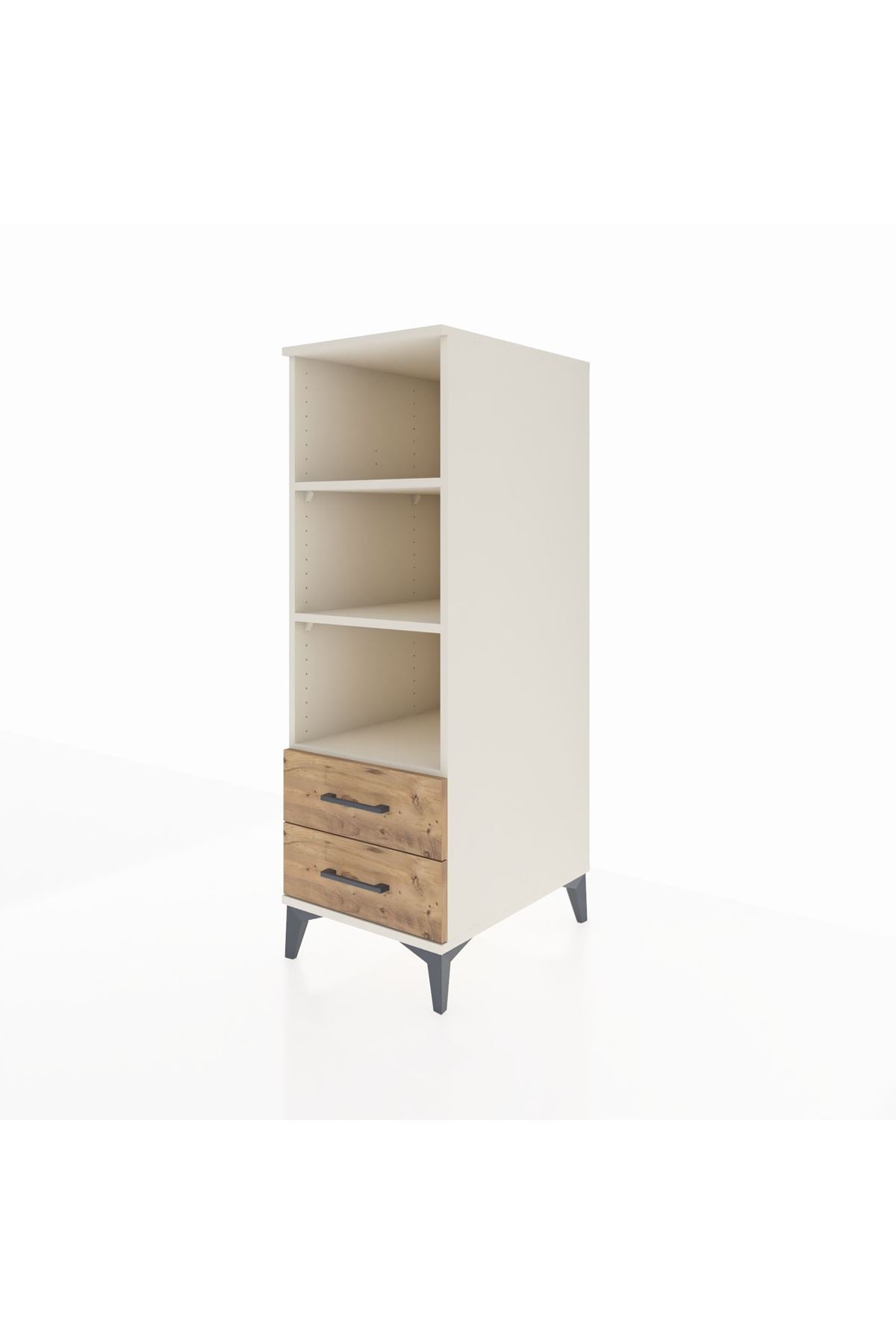 Kronos Dolap 3 Raflı 2 Çekmeceli 44x59x134 Aytaşı-Çam