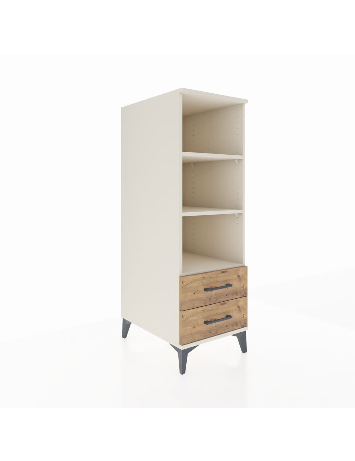 Kronos Dolap 3 Raflı 2 Çekmeceli 44x59x134 Aytaşı-Çam