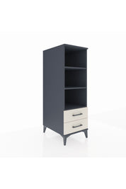 Kronos Dolap 3 Raflı 2 Çekmeceli 44x59x134 Antrasit-Aytaşı