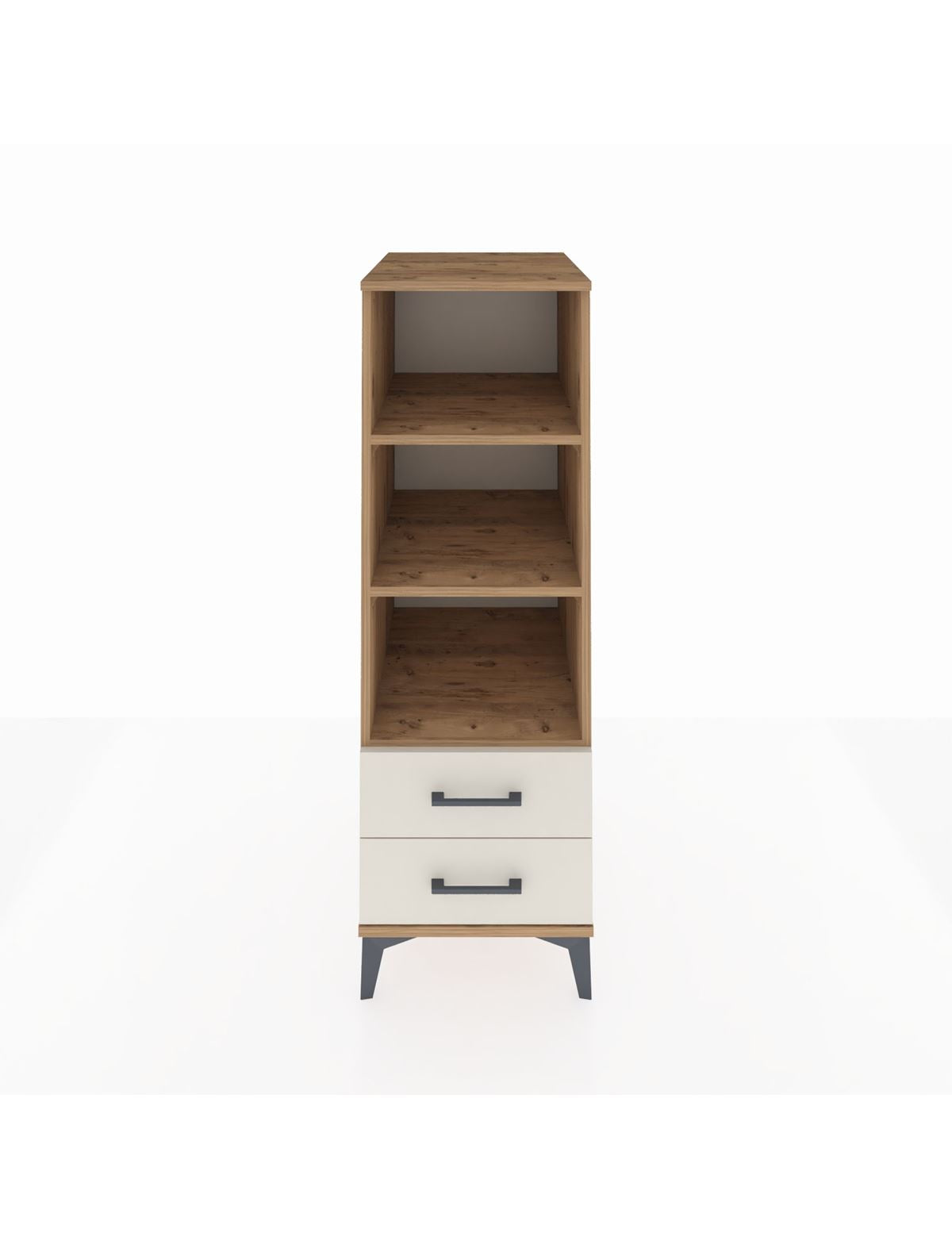 Kronos Dolap 3 Raflı 2 Çekmeceli 44x59x134 Çam-Aytaşı