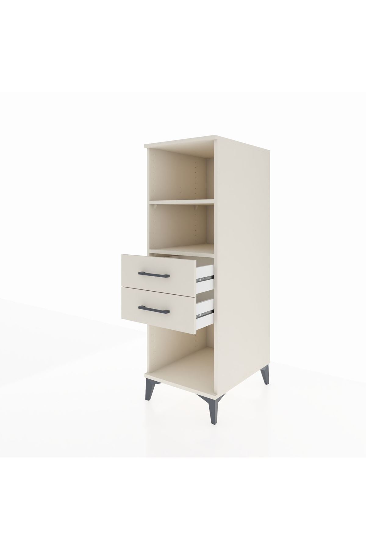 Kronos Dolap 2 Raflı 2 Çekmeceli 44x59x134 Aytaşı-Aytaşı