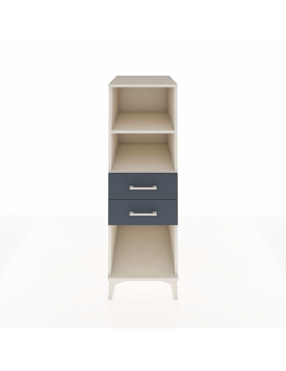 Kronos Dolap 2 Raflı 2 Çekmeceli 44x59x134 Aytaşı-Antrasit