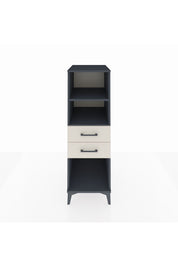 Kronos Dolap 2 Raflı 2 Çekmeceli 44x59x134 Antrasit-Aytaşı