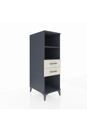 Kronos Dolap 2 Raflı 2 Çekmeceli 44x59x134 Antrasit-Aytaşı