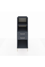 Kronos Dolap 2 Raflı 2 Çekmeceli 44x59x134 Antrasit-Antrasit