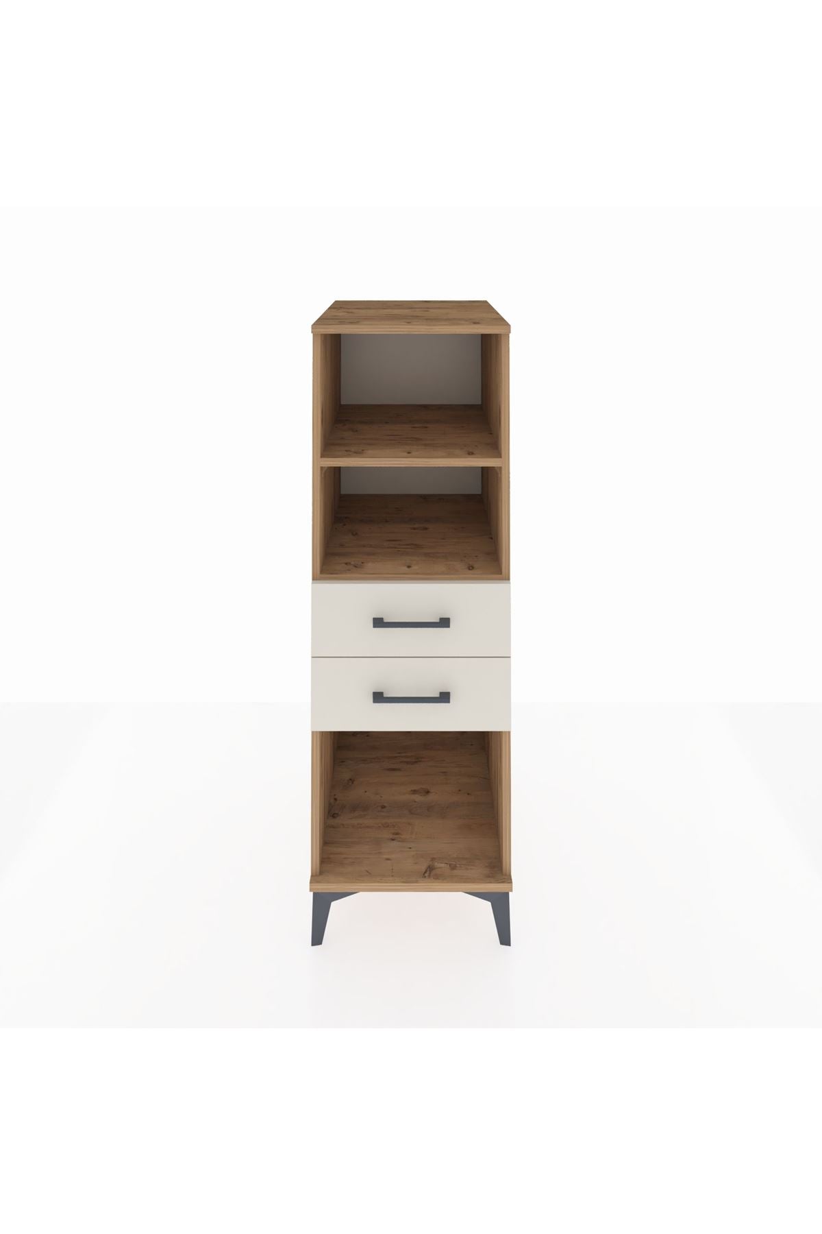 Kronos Dolap 2 Raflı 2 Çekmeceli 44x59x134 Çam-Aytaşı