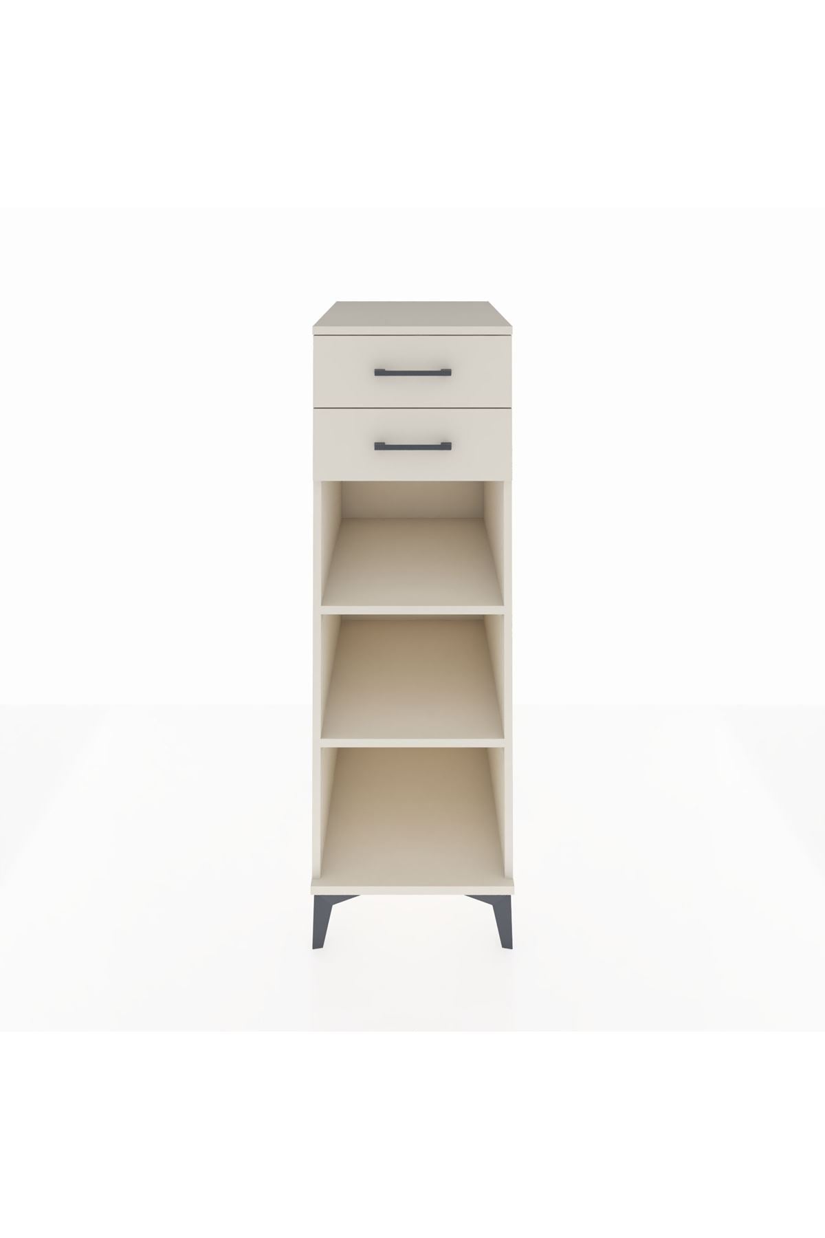 Kronos Dolap 2 Raflı 2 Çekmeceli 44x59x134 Aytaşı-Aytaşı