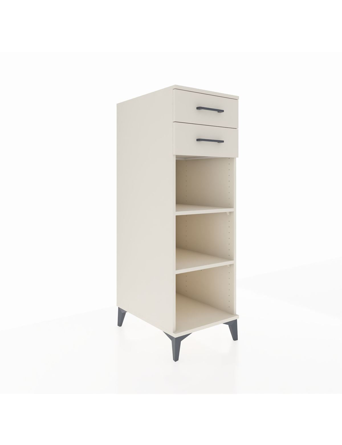 Kronos Dolap 2 Raflı 2 Çekmeceli 44x59x134 Aytaşı-Aytaşı