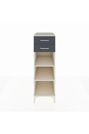 Kronos Dolap 2 Raflı 2 Çekmeceli 44x59x134 Aytaşı-Antrasit