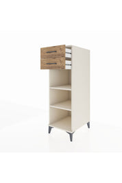 Kronos Dolap 2 Raflı 2 Çekmeceli 44x59x134 Aytaşı-Çam