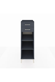 Kronos Dolap 2 Raflı 2 Çekmeceli 44x59x134 Antrasit-Antrasit