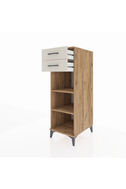 Kronos Dolap 2 Raflı 2 Çekmeceli 44x59x134 Çam-Aytaşı