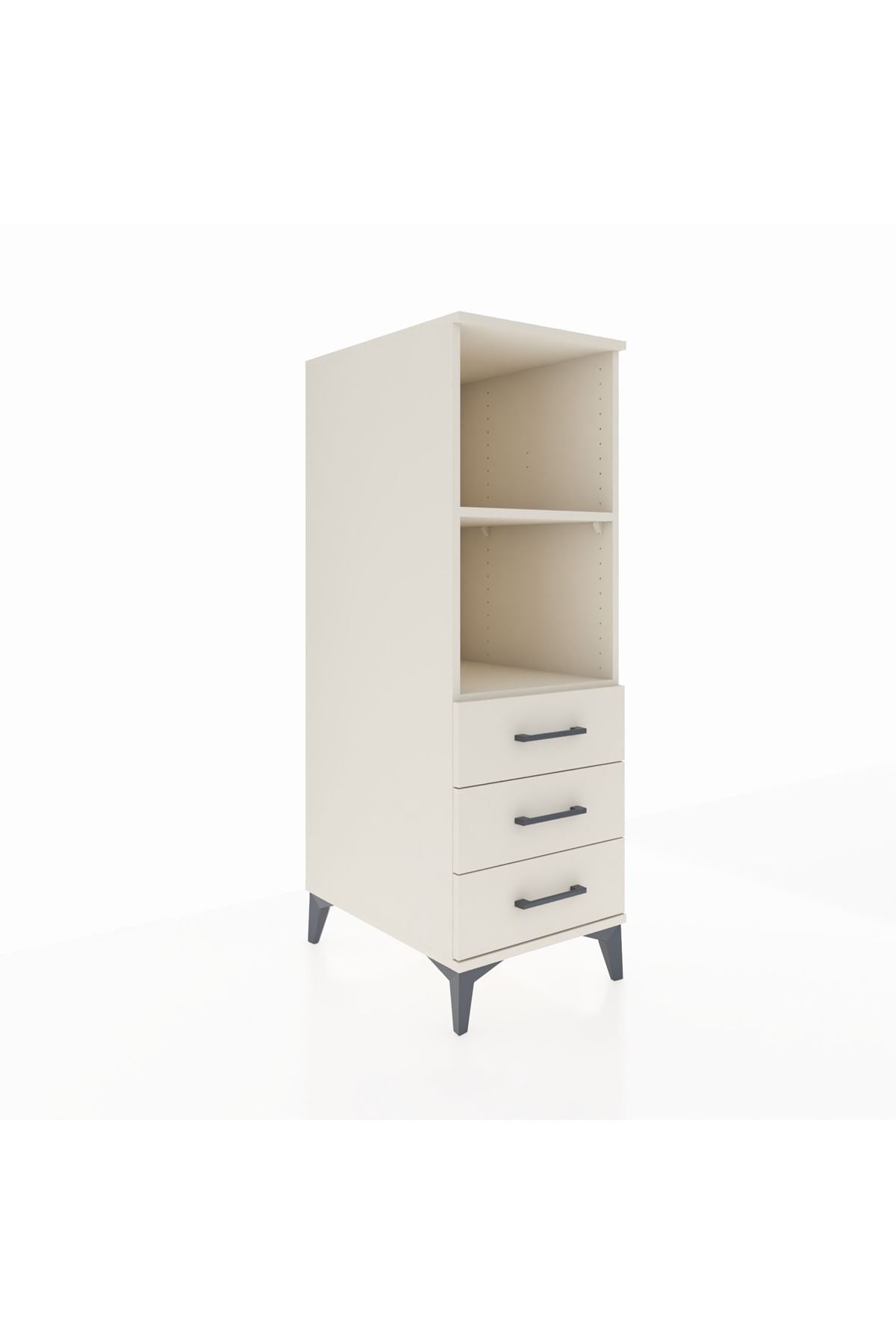 Kronos Dolap 2 Raflı 3 Çekmeceli 44x59x134 Aytaşı-Aytaşı