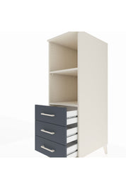 Kronos Dolap 2 Raflı 3 Çekmeceli 44x59x134 Aytaşı-Antrasit