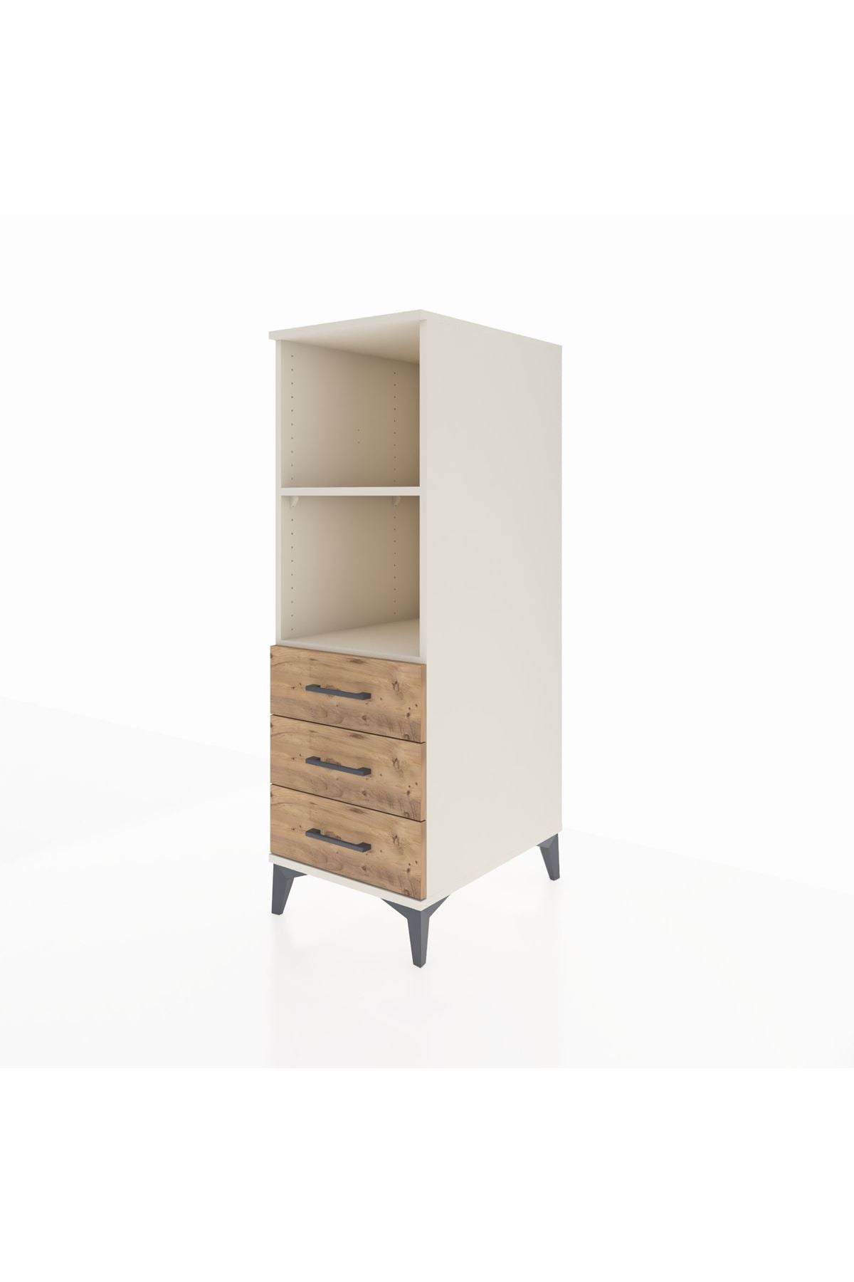 Kronos Dolap 2 Raflı 3 Çekmeceli 44x59x134 Aytaşı-Çam