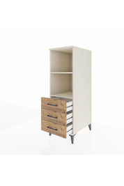 Kronos Dolap 2 Raflı 3 Çekmeceli 44x59x134 Aytaşı-Çam