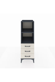 Kronos Dolap 2 Raflı 3 Çekmeceli 44x59x134 Antrasit-Aytaşı