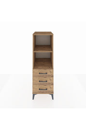 Kronos Dolap 2 Raflı 3 Çekmeceli 44x59x134 Çam-Çam