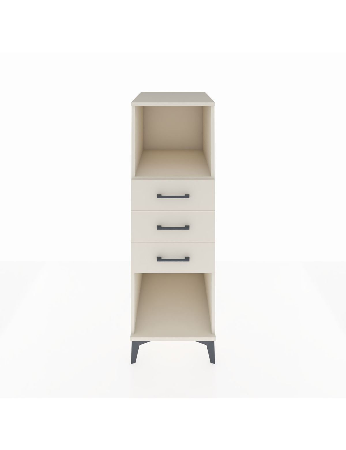 Kronos Dolap Tek Raflı 3 Çekmeceli 44x59x134 Aytaşı-Aytaşı