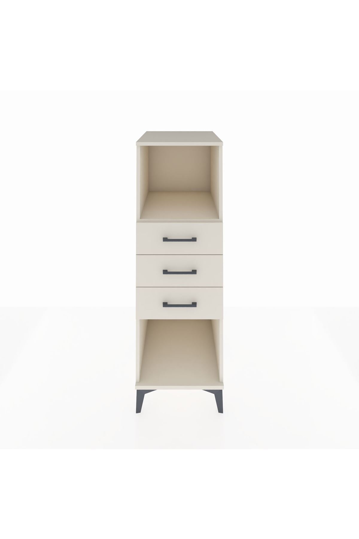 Kronos Dolap Tek Raflı 3 Çekmeceli 44x59x134 Aytaşı-Aytaşı