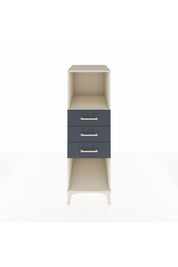 Kronos Dolap Tek Raflı 3 Çekmeceli 44x59x134 Aytaşı-Antrasit