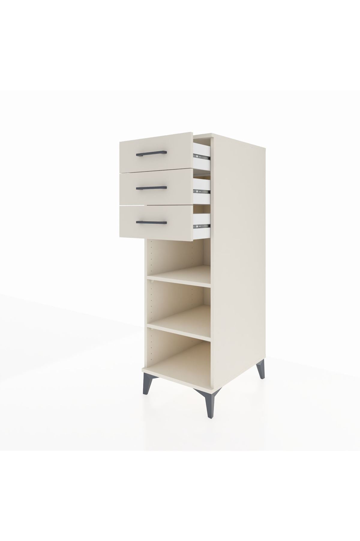 Kronos Dolap 2 Raflı 3 Çekmeceli 44x59x134 Aytaşı-Aytaşı