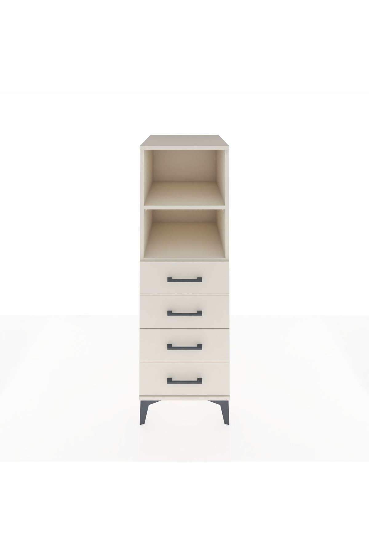 Kronos Dolap 2 Raflı 4 Çekmeceli 44x59x134 Aytaşı-Aytaşı