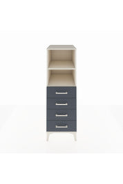 Kronos Dolap 2 Raflı 4 Çekmeceli 44x59x134 Aytaşı-Antrasit