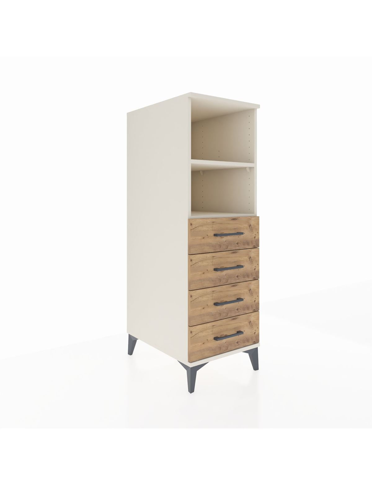 Kronos Dolap 2 Raflı 4 Çekmeceli 44x59x134 Aytaşı-Çam