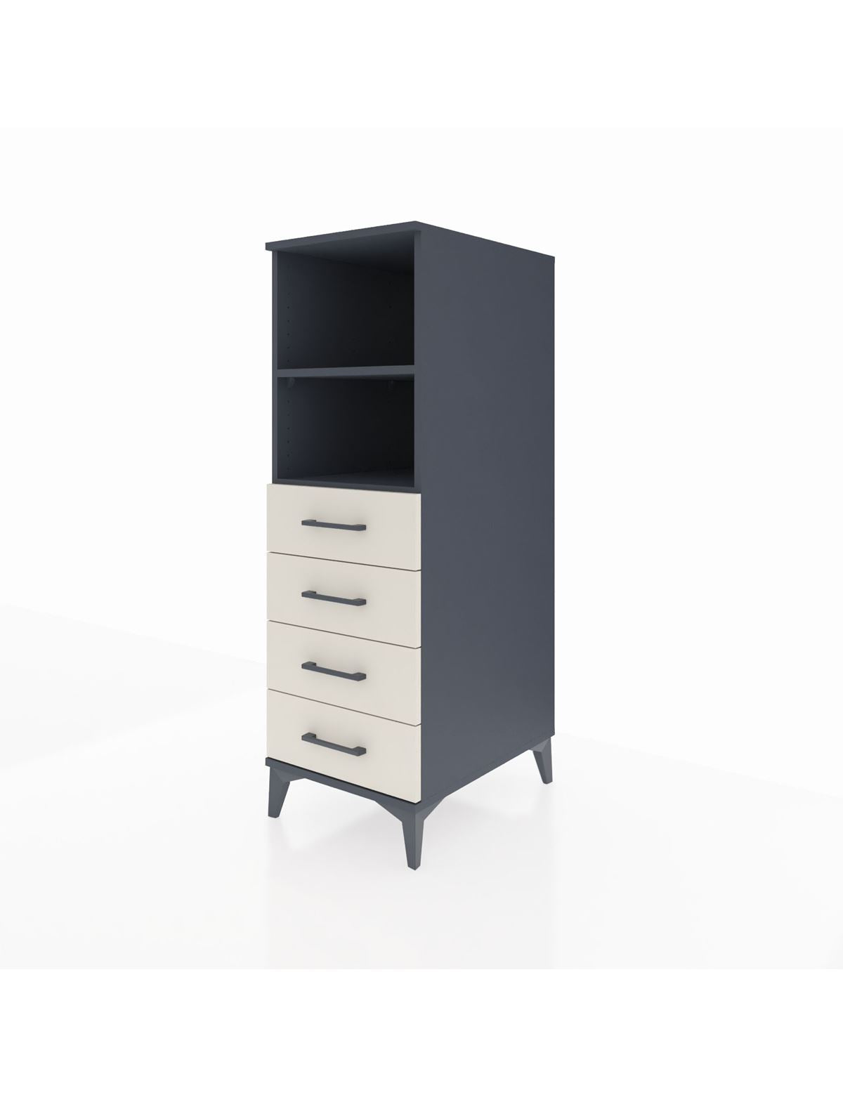 Kronos Dolap 2 Raflı 4 Çekmeceli 44x59x134 - S82M119V4C