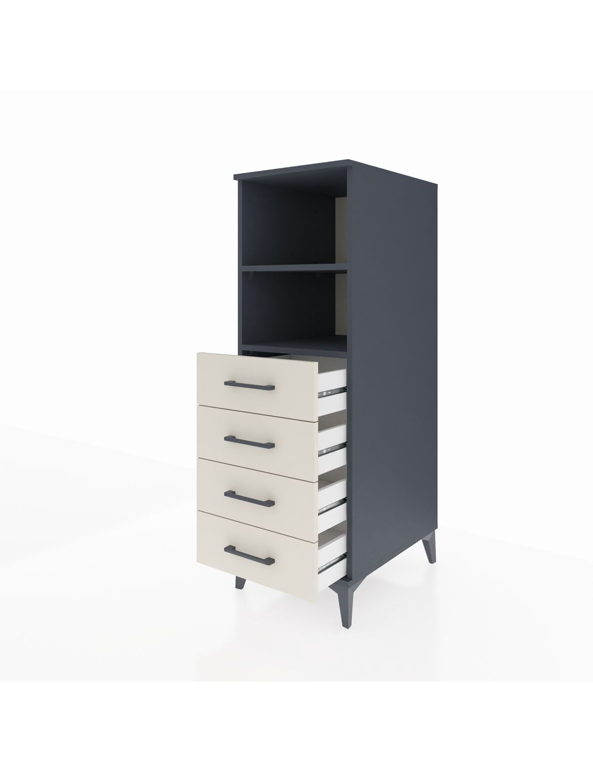 Kronos Dolap 2 Raflı 4 Çekmeceli 44x59x134 - S82M119V4C