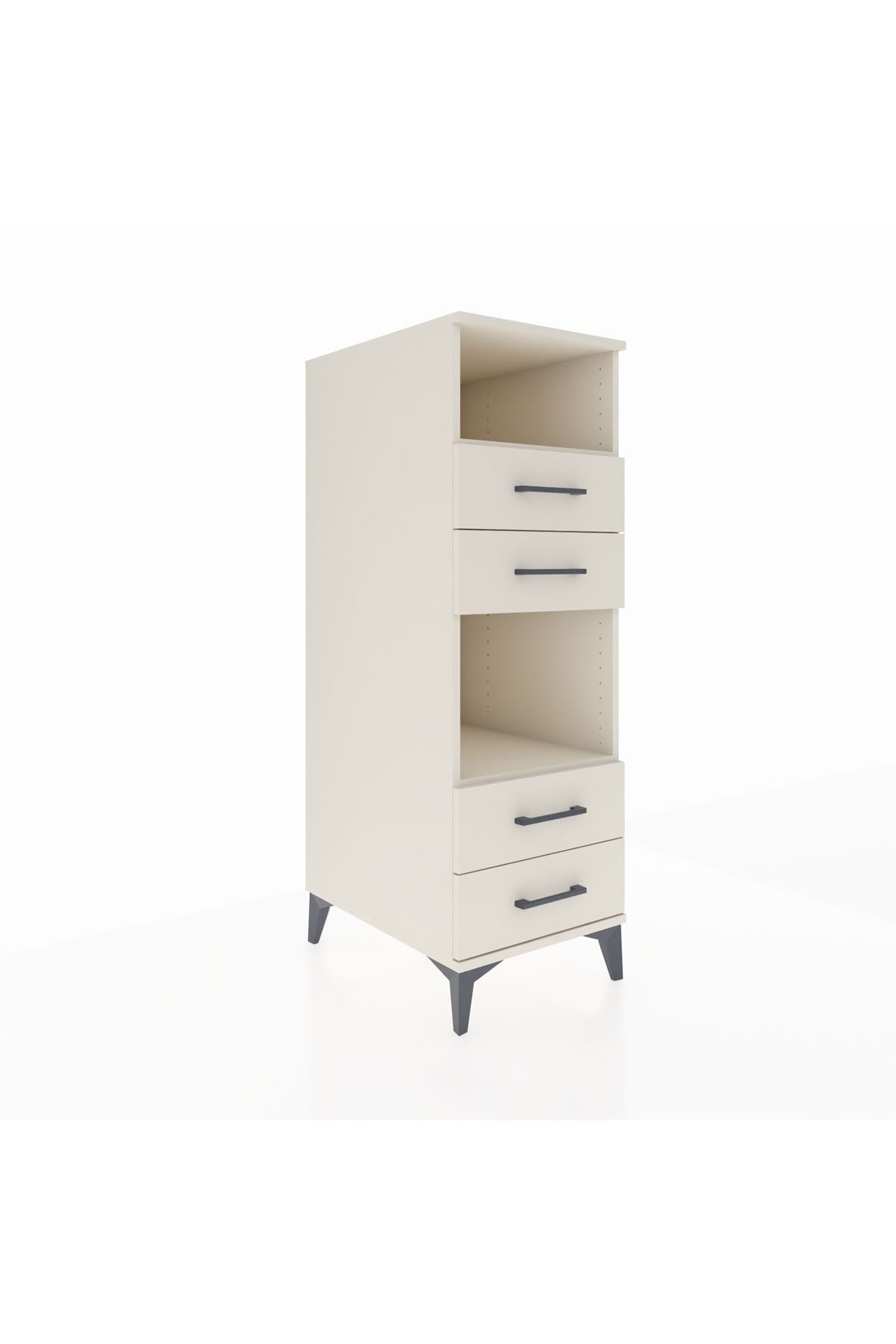 Kronos Dolap 2 Raflı 4 Çekmeceli 44x59x134 Aytaşı-Aytaşı