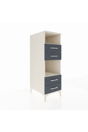 Kronos Dolap 2 Raflı 4 Çekmeceli 44x59x134 Aytaşı-Antrasit