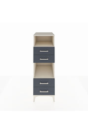 Kronos Dolap 2 Raflı 4 Çekmeceli 44x59x134 Aytaşı-Antrasit