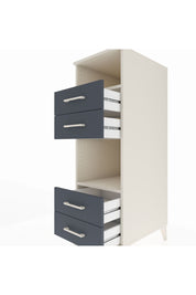 Kronos Dolap 2 Raflı 4 Çekmeceli 44x59x134 Aytaşı-Antrasit