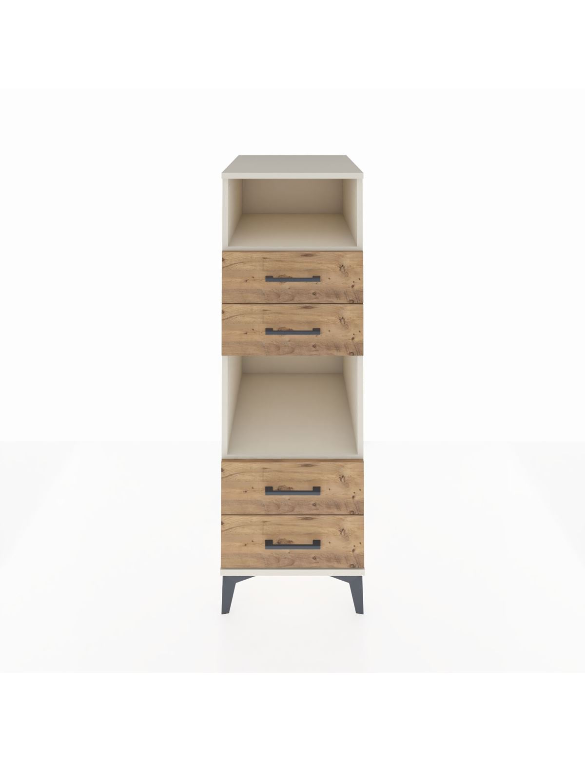 Kronos Dolap 2 Raflı 4 Çekmeceli 44x59x134 Aytaşı-Çam