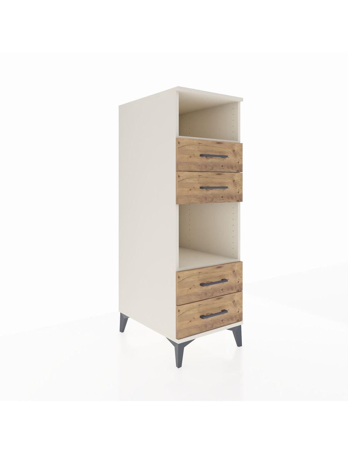 Kronos Dolap 2 Raflı 4 Çekmeceli 44x59x134 Aytaşı-Çam