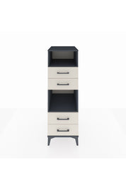 Kronos Dolap 2 Raflı 4 Çekmeceli 44x59x134 Antrasit-Aytaşı