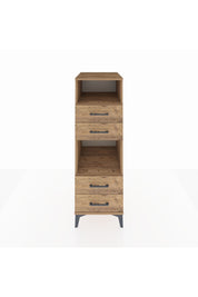 Kronos Dolap 2 Raflı 4 Çekmeceli 44x59x134 Çam-Çam