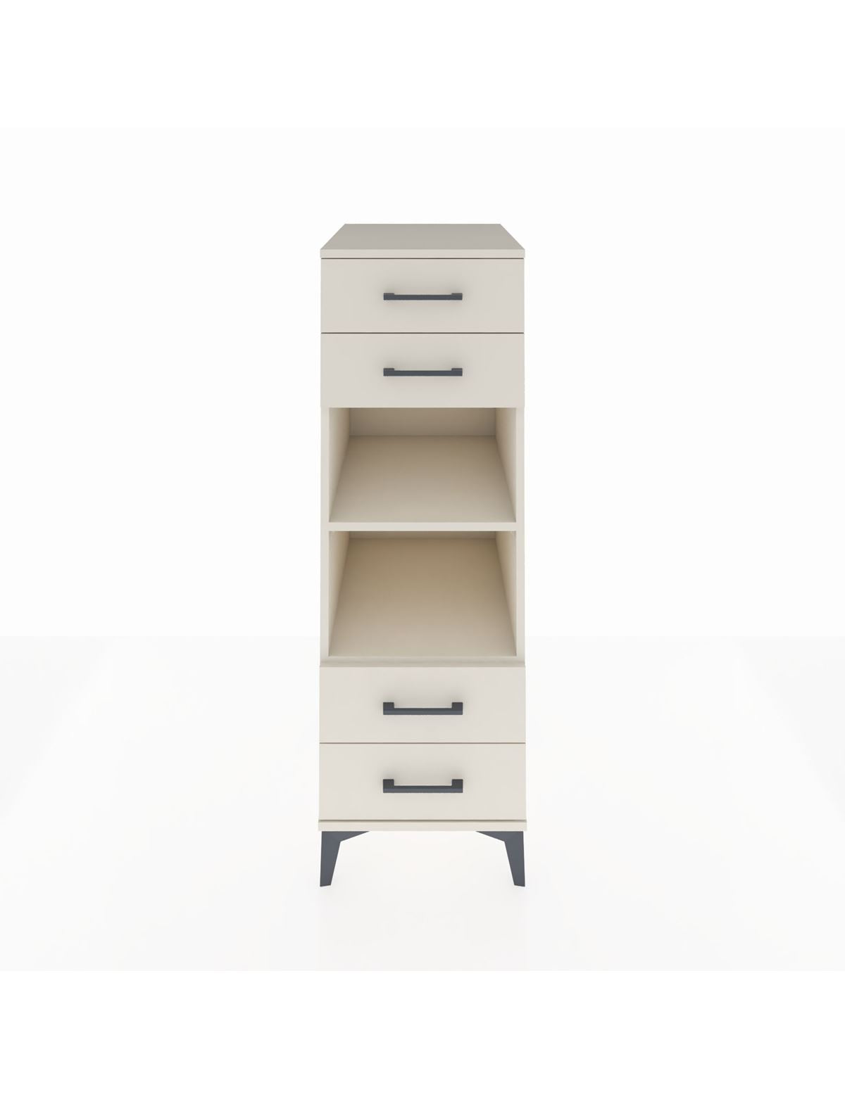 Kronos Dolap 2 Raflı 4 Çekmeceli 44x59x134 Aytaşı-Aytaşı