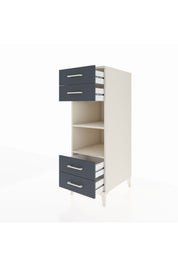 Kronos Dolap 2 Raflı 4 Çekmeceli 44x59x134 Aytaşı-Antrasit