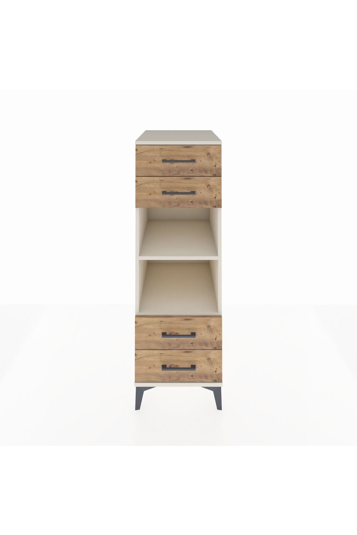 Kronos Dolap 2 Raflı 4 Çekmeceli 44x59x134 Aytaşı-Çam