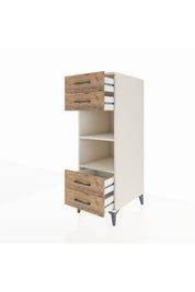 Kronos Dolap 2 Raflı 4 Çekmeceli 44x59x134 Aytaşı-Çam