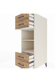 Kronos Dolap 2 Raflı 4 Çekmeceli 44x59x134 Aytaşı-Çam