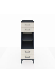 Kronos Dolap 2 Raflı 4 Çekmeceli 44x59x134 Antrasit-Aytaşı