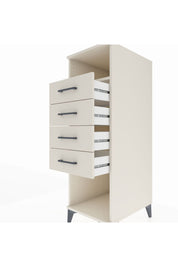 Kronos Dolap Tek Raflı 4 Çekmeceli 44x59x134 Aytaşı-Aytaşı