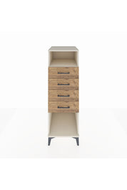 Kronos Dolap Tek Raflı 4 Çekmeceli 44x59x134 Aytaşı-Çam